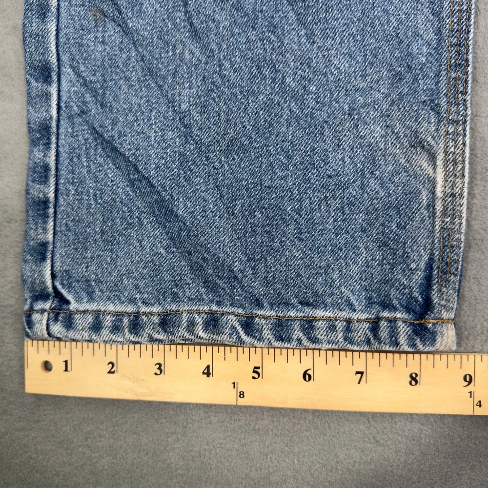Carhartt Traditional Fit Blue Denim Jeans Mens 34x30 Workwear Straight Leg‎